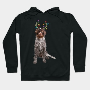 German Wirehaired Pointer Christmas Dog Hoodie